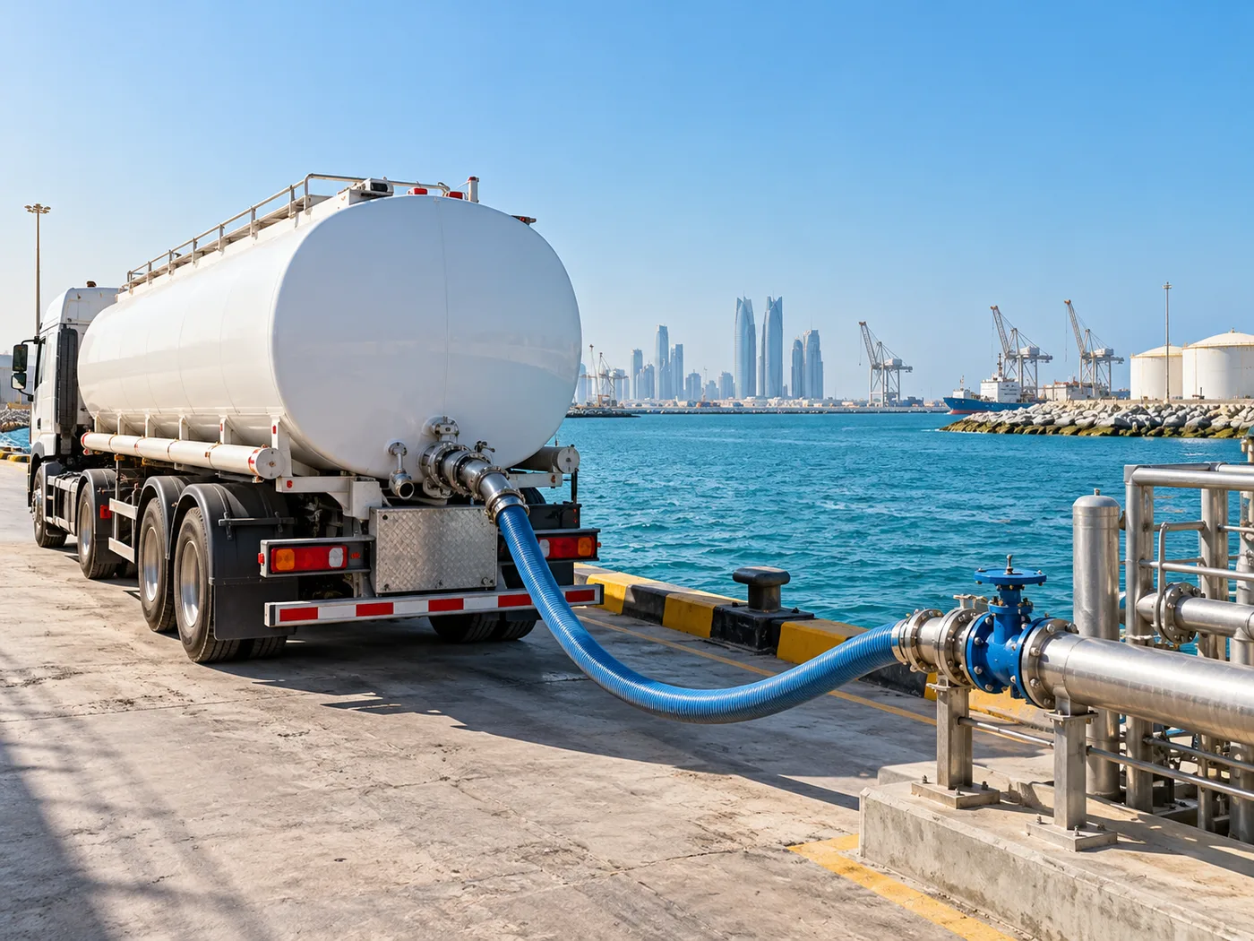 Illustration of Salt water service